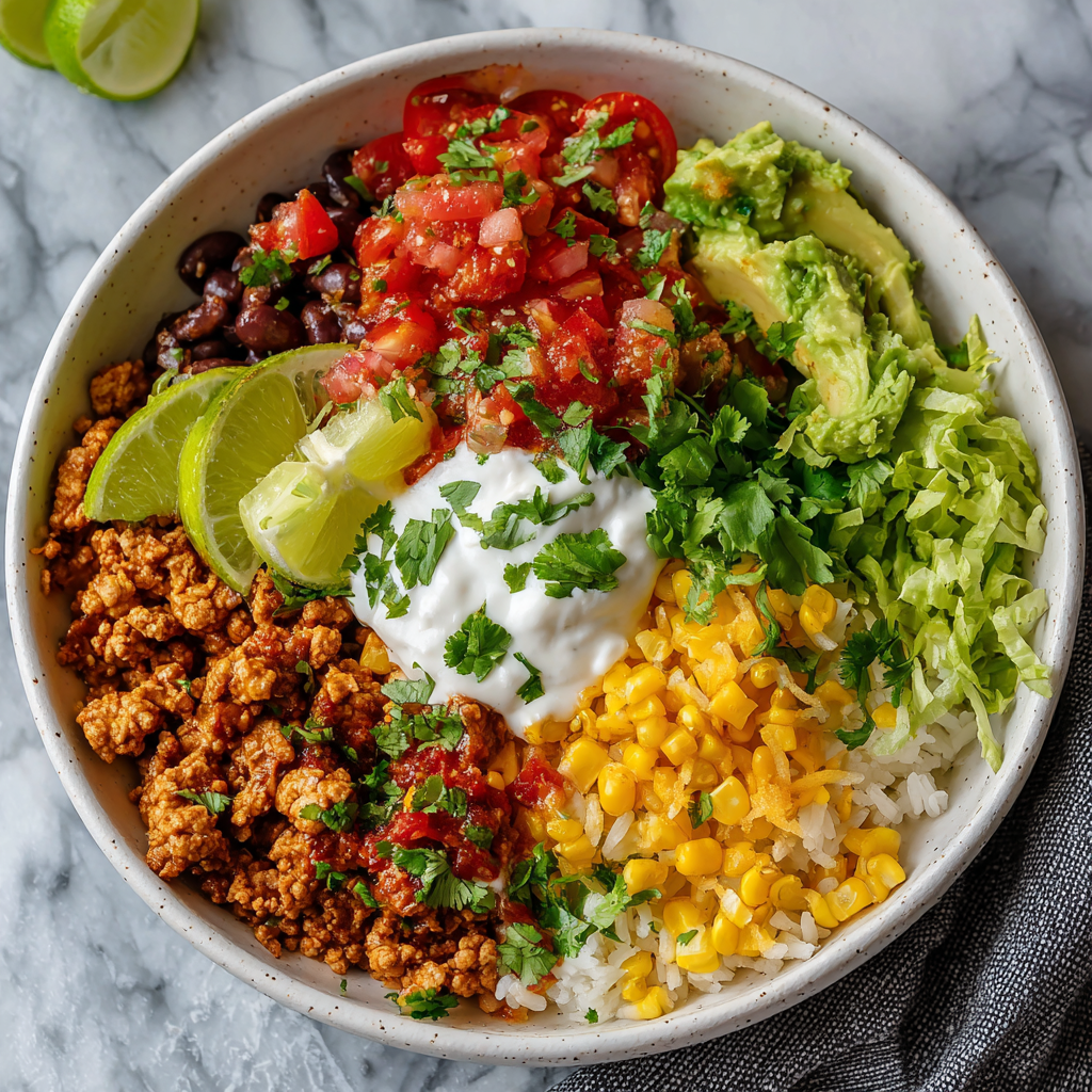 Healthy Turkey Taco Bowl: The Science of “Nutrient Density & Lean Protein Emulsification”
