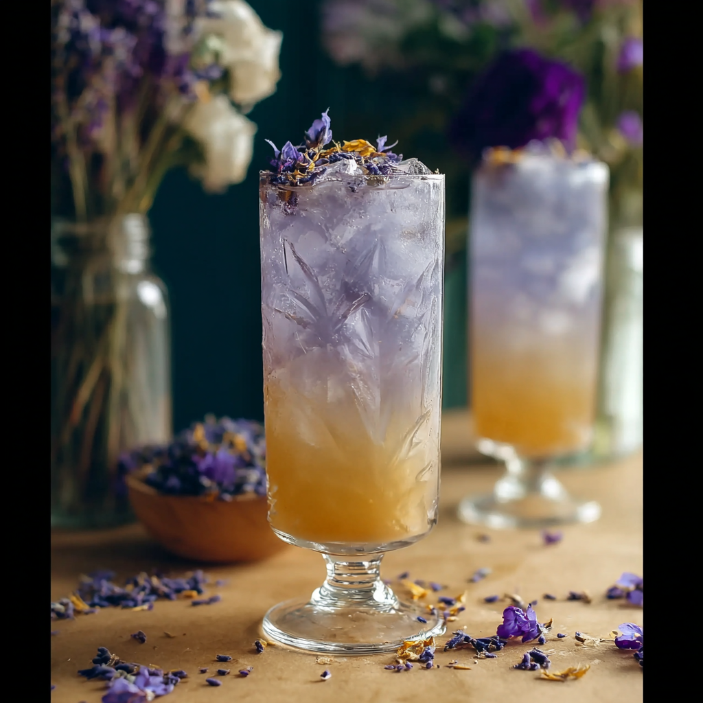 The Molecular Architect: Lavender Vanilla Cream Soda Mocktail