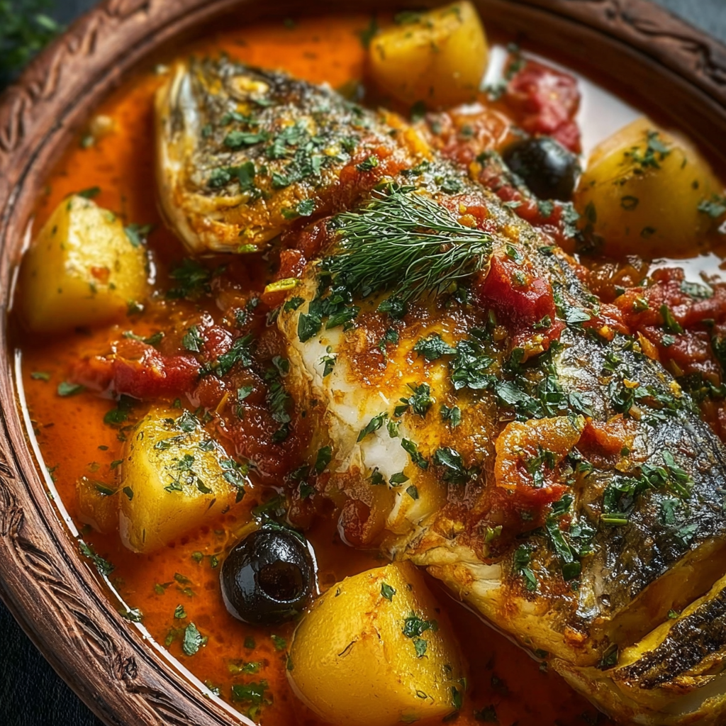 Sicilian Fish Stew (Cioppino-Style Mediterranean Seafood Stew)