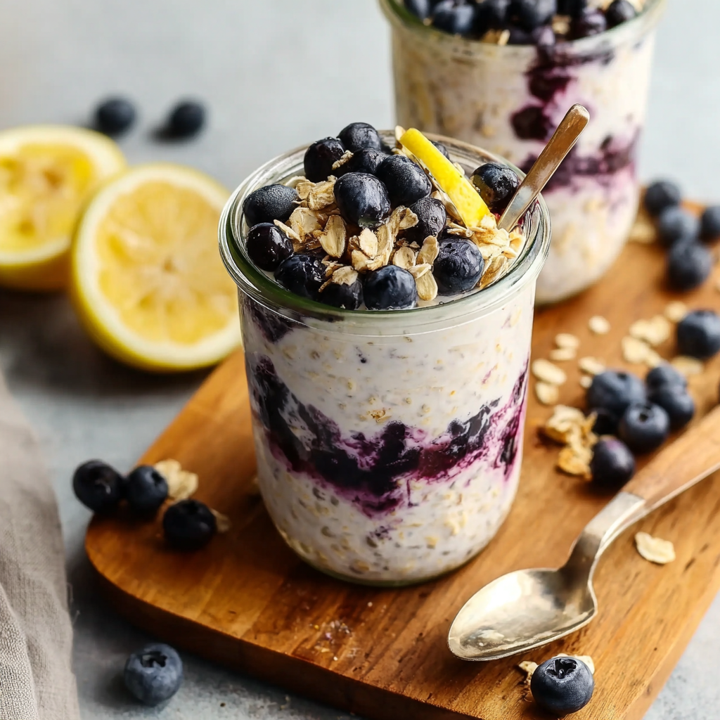 The Nutritional Blueprint: High-Protein Lemon Blueberry Overnight Oats