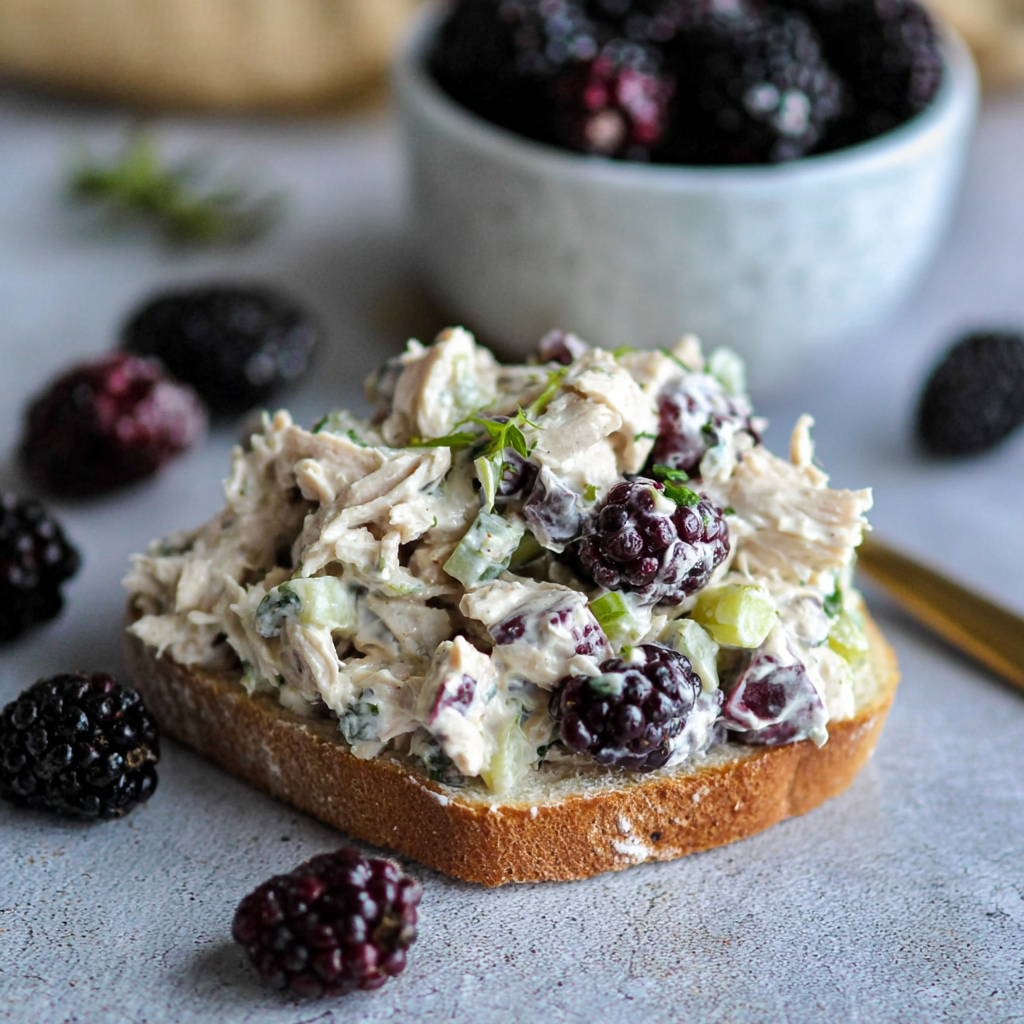 The Macro-Architect: Low-Carb Blackberry & Cottage Cheese Chicken Salad