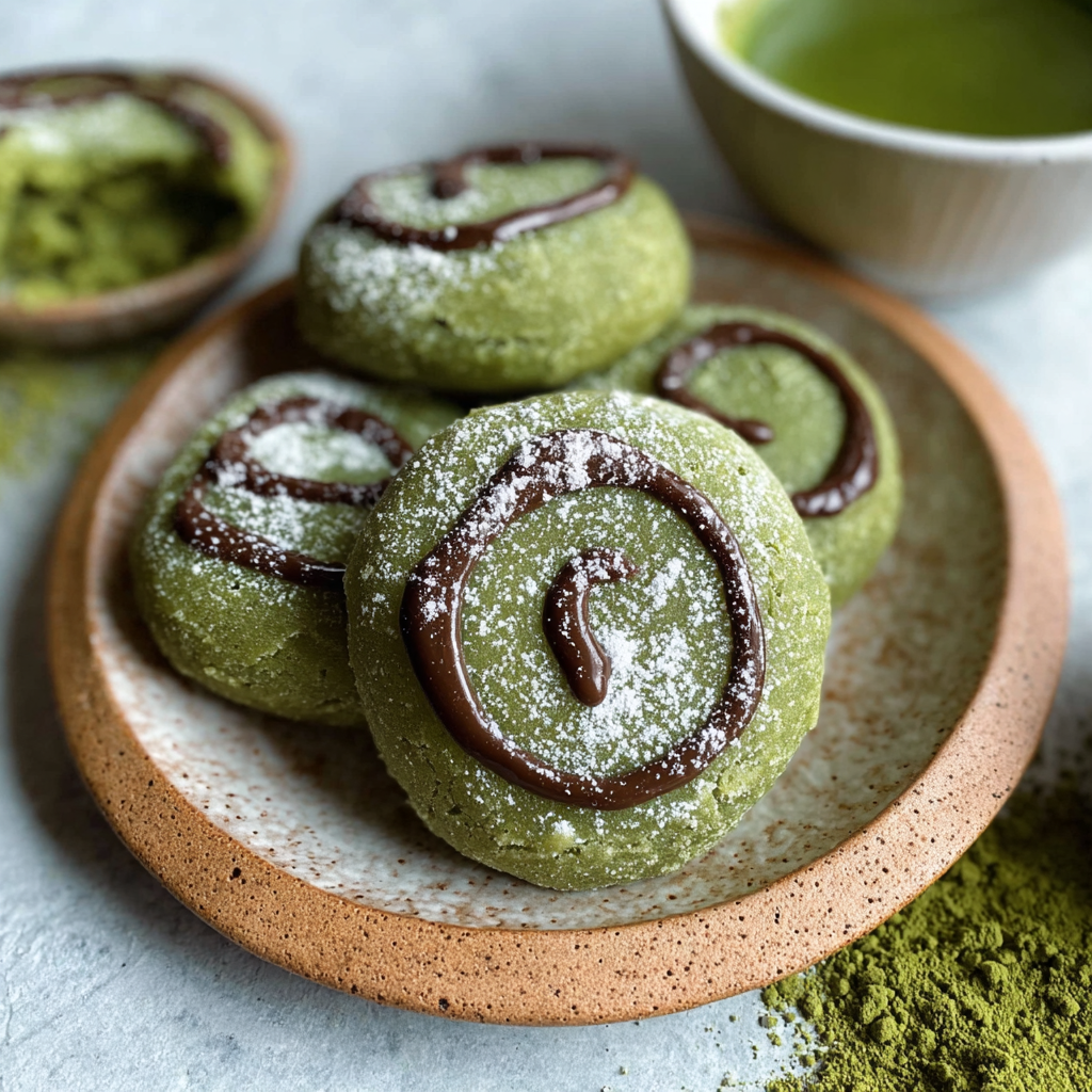 Chewy Matcha Mochi Bites