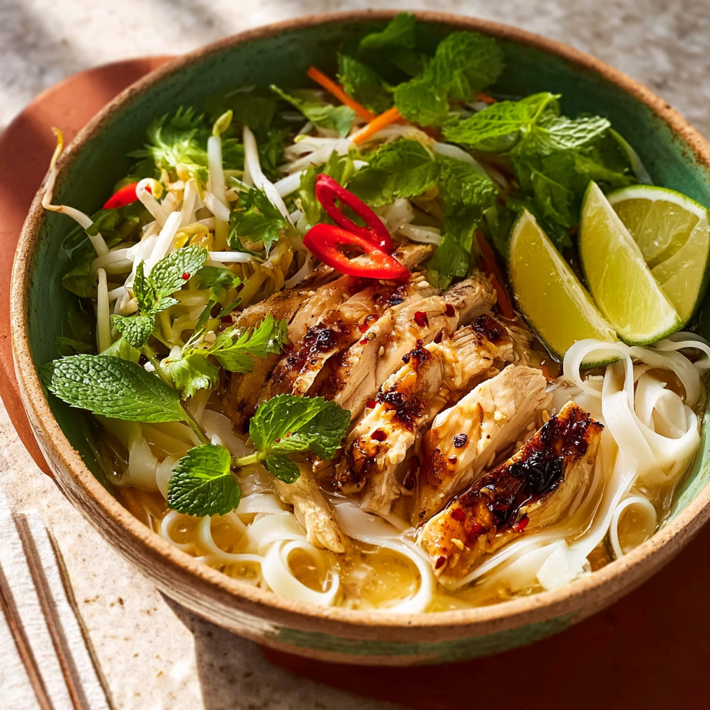 L’Art du Phở Gà : Nouilles Vietnamiennes au Poulet