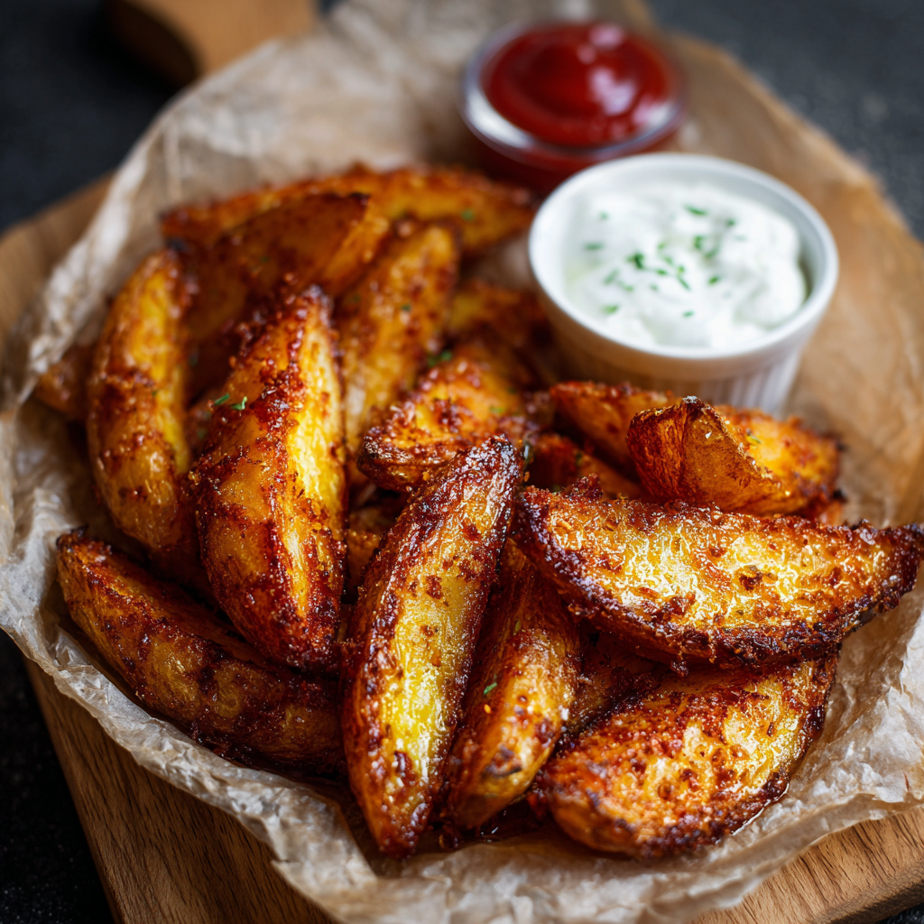 The Physics of the Crunch: Ultra-Crispy Potato Wedges