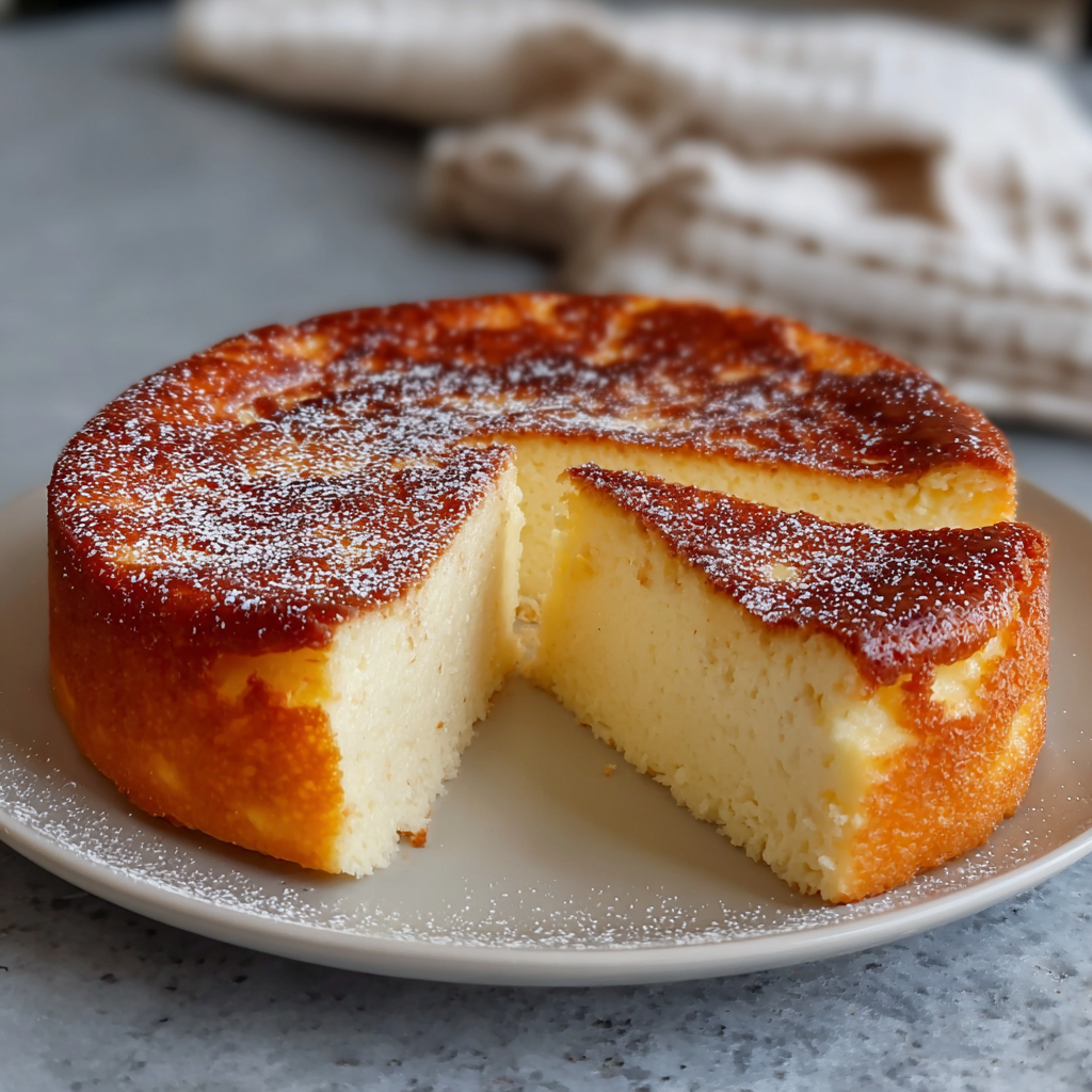 Fluffy White Cheese Cake – Easy Recipe