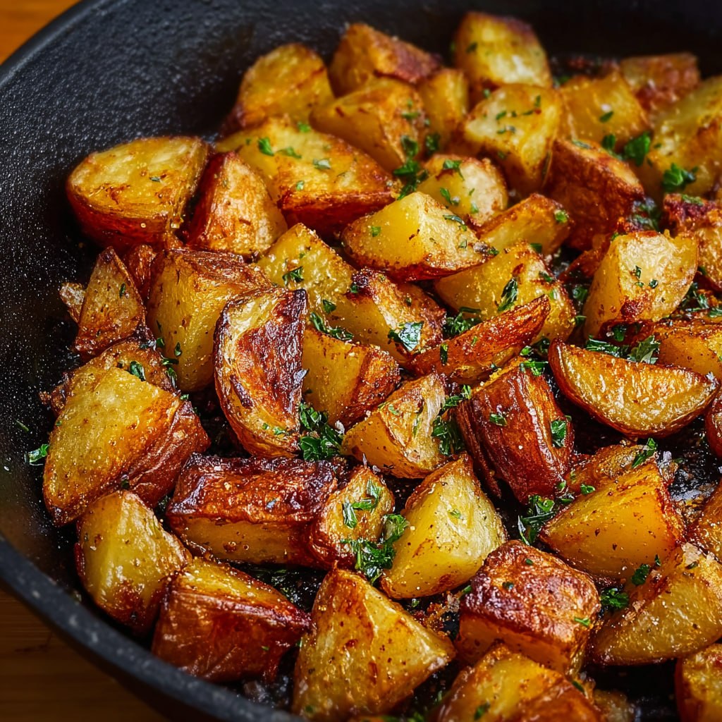 Crispiest Skillet-Fried Potatoes (Golden Crunch in 30 Minutes)