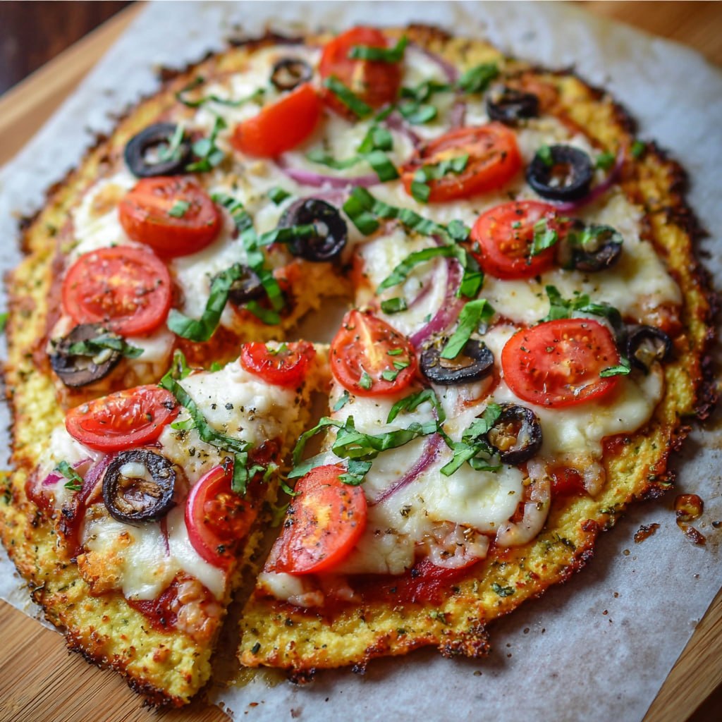 Cauliflower Pizza Crust (Gluten-Free, Healthy & Delicious — Crispy Edges Guaranteed)