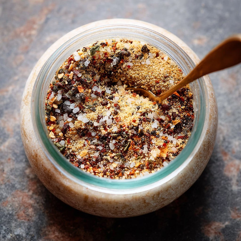 Perfectly seasoned grilled burger patty with homemade spice blend and golden crust on a bun with toppings