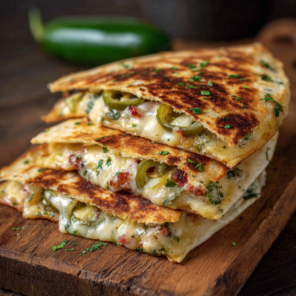 Quesadillas Jalapeño & Fromage – Spicy, Cheesy Perfection in Minutes