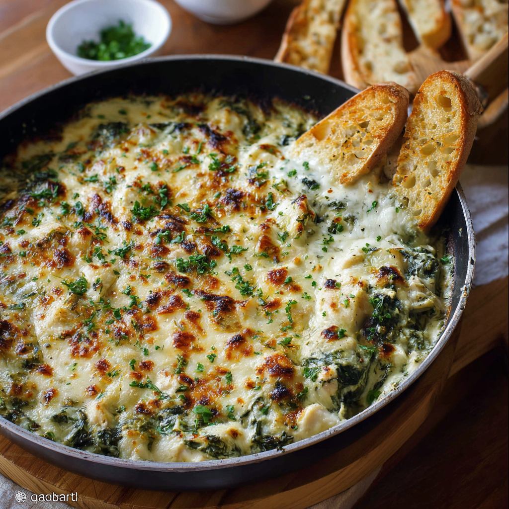 The Culinary Architect: Baked Creamy “Spinach Dip” Chicken