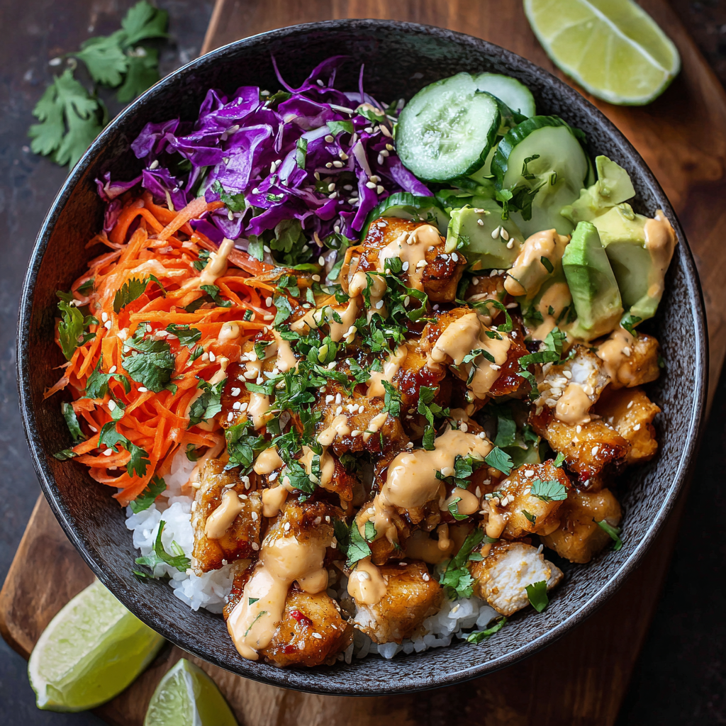 The Culinary Architect: Bang Bang Chicken Bowl