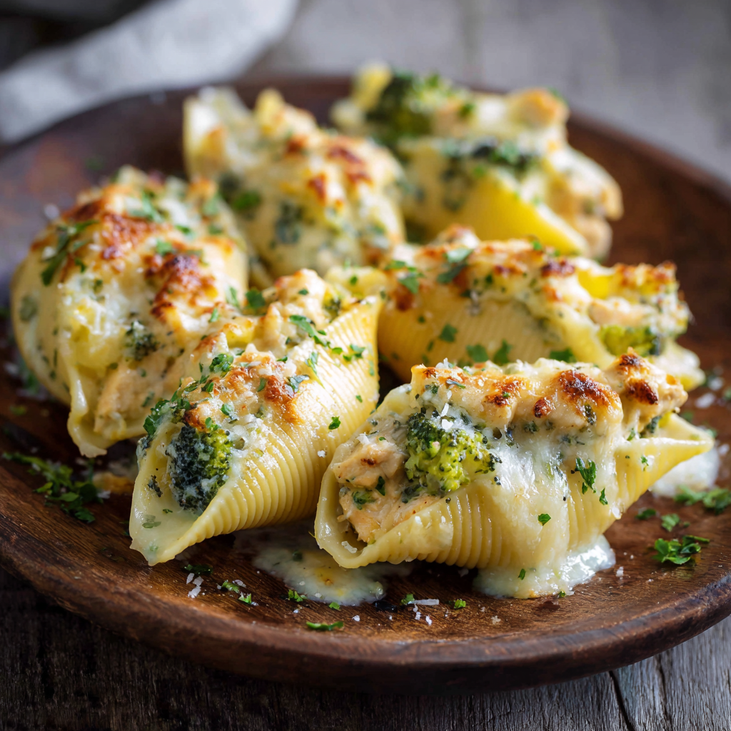 The Culinary Architect: Chicken Broccoli Stuffed Shells