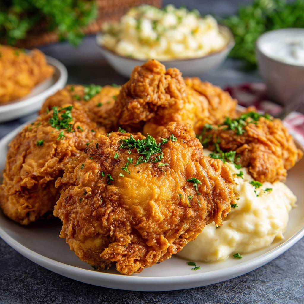 Chicken Fried Chicken (Crispy Southern Comfort Classic With White Gravy, 40 Min)