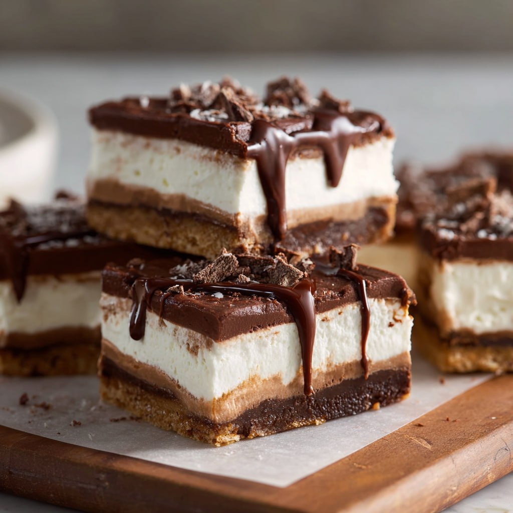 No-Bake Chocolate Cream Cheese Bars (15-Minute Dreamy Layered Dessert)