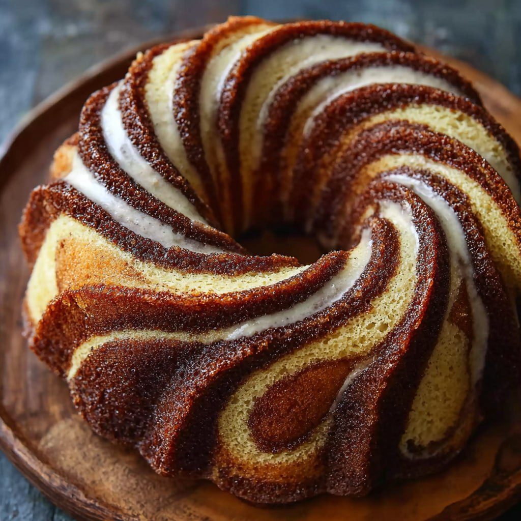 Cinnamon Swirl Bundt Cake (Brown Butter Cinnamon Ribbon, 1 Hr 15 Min)