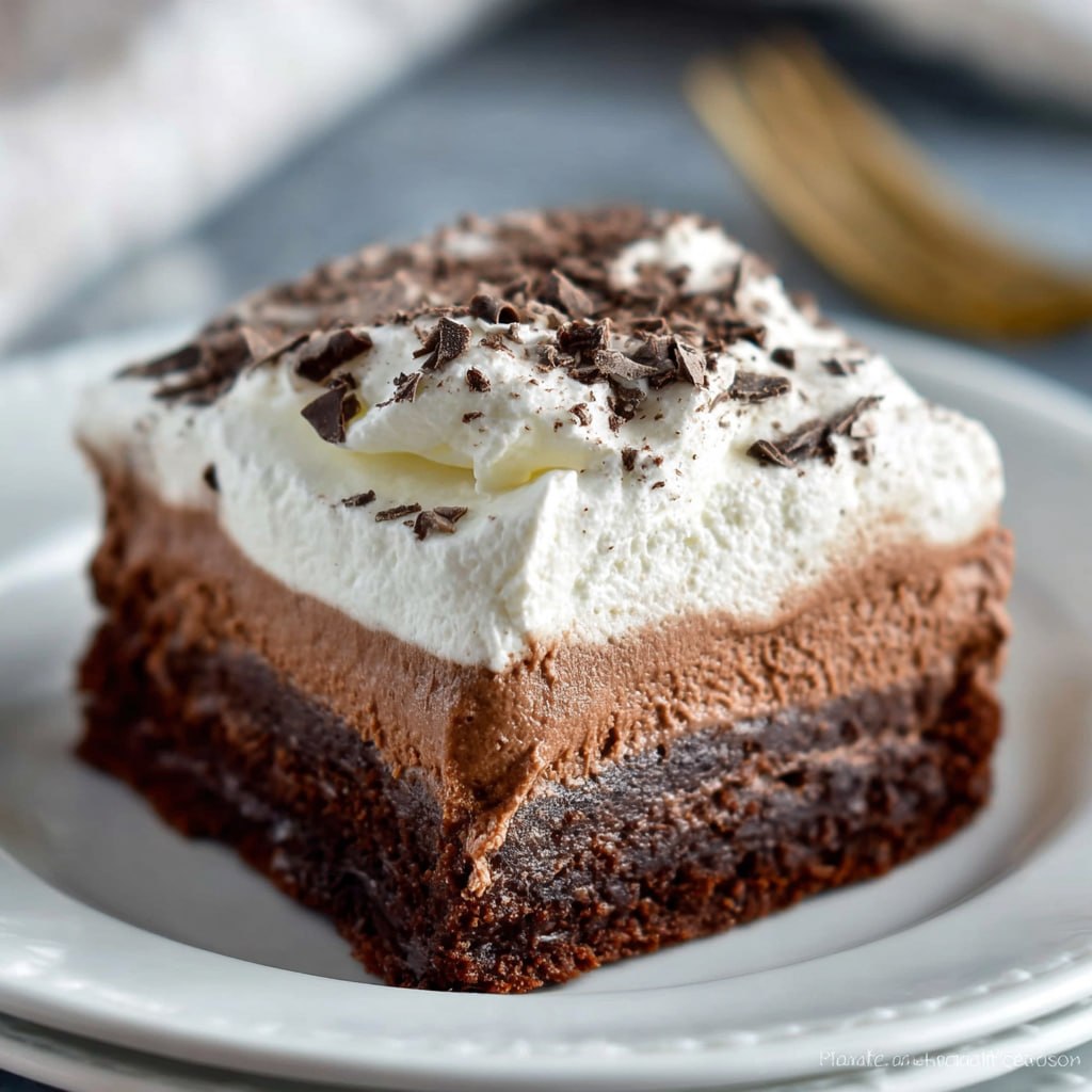 Chocolate French Silk Brownies (Decadent Layered Mousse Brownies in 1 Hr 30 Min)