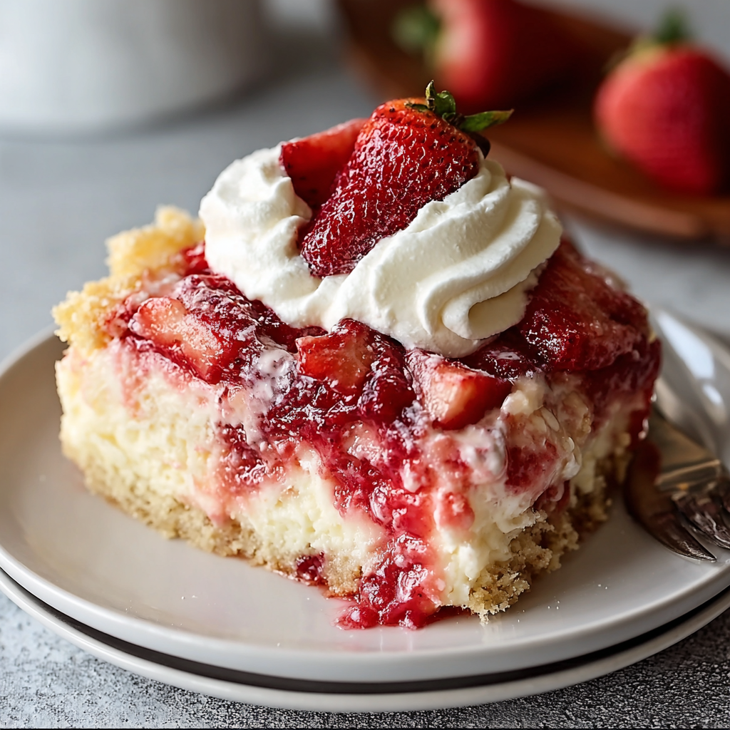 The Best Strawberry Cheesecake (Classic New York Style With Fresh Strawberry Topping, 6 Hr)