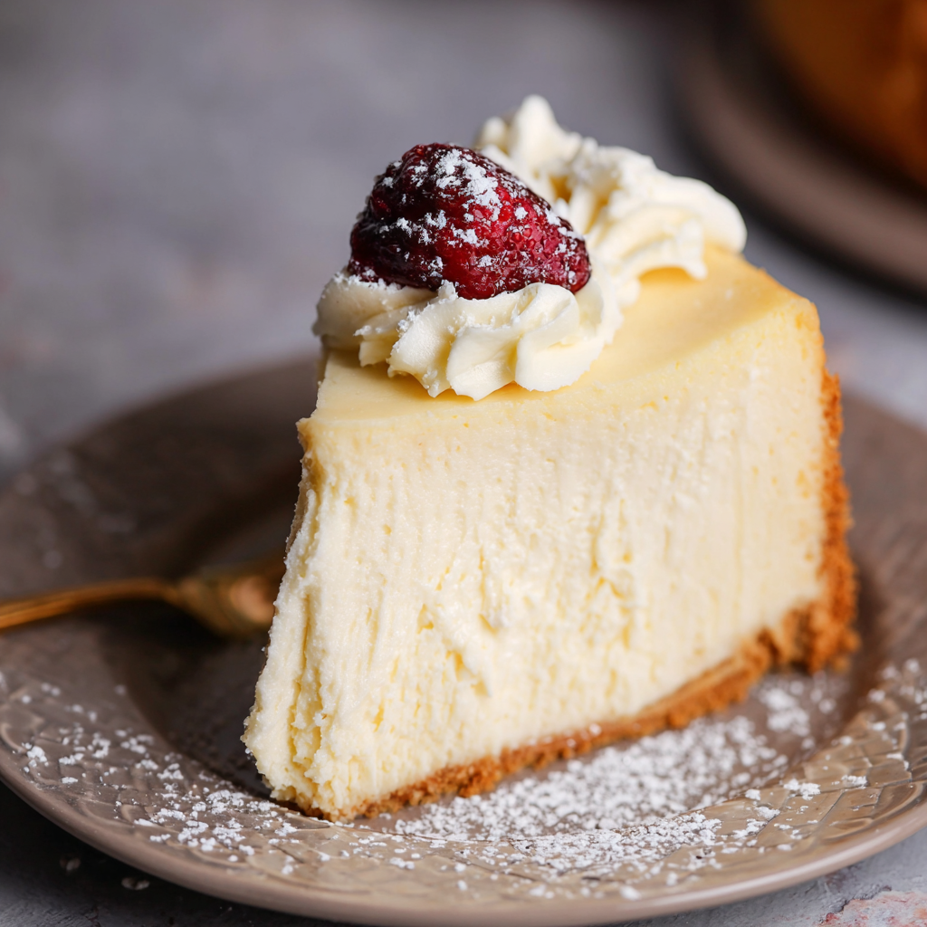 Classic New York Cheesecake (The Best Dense Creamy Recipe, Graham Crust, 6 Hr)