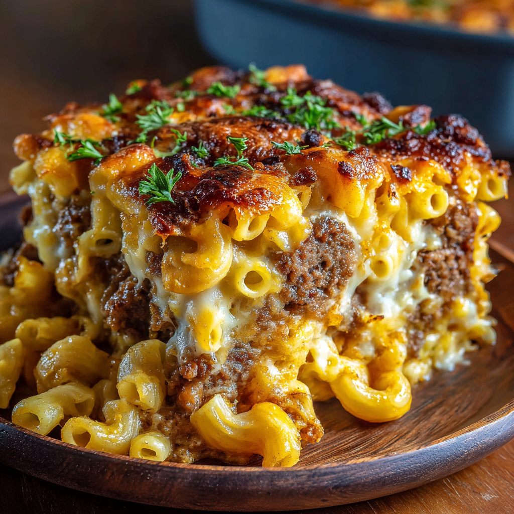 Mac and Cheese Meatloaf (Stuffed Comfort Food Mashup, 75 Min)