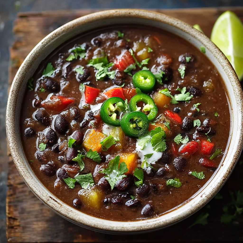 Hearty Black Bean Soup (Smoky Cumin-Spiced One-Pot, 45 Min)