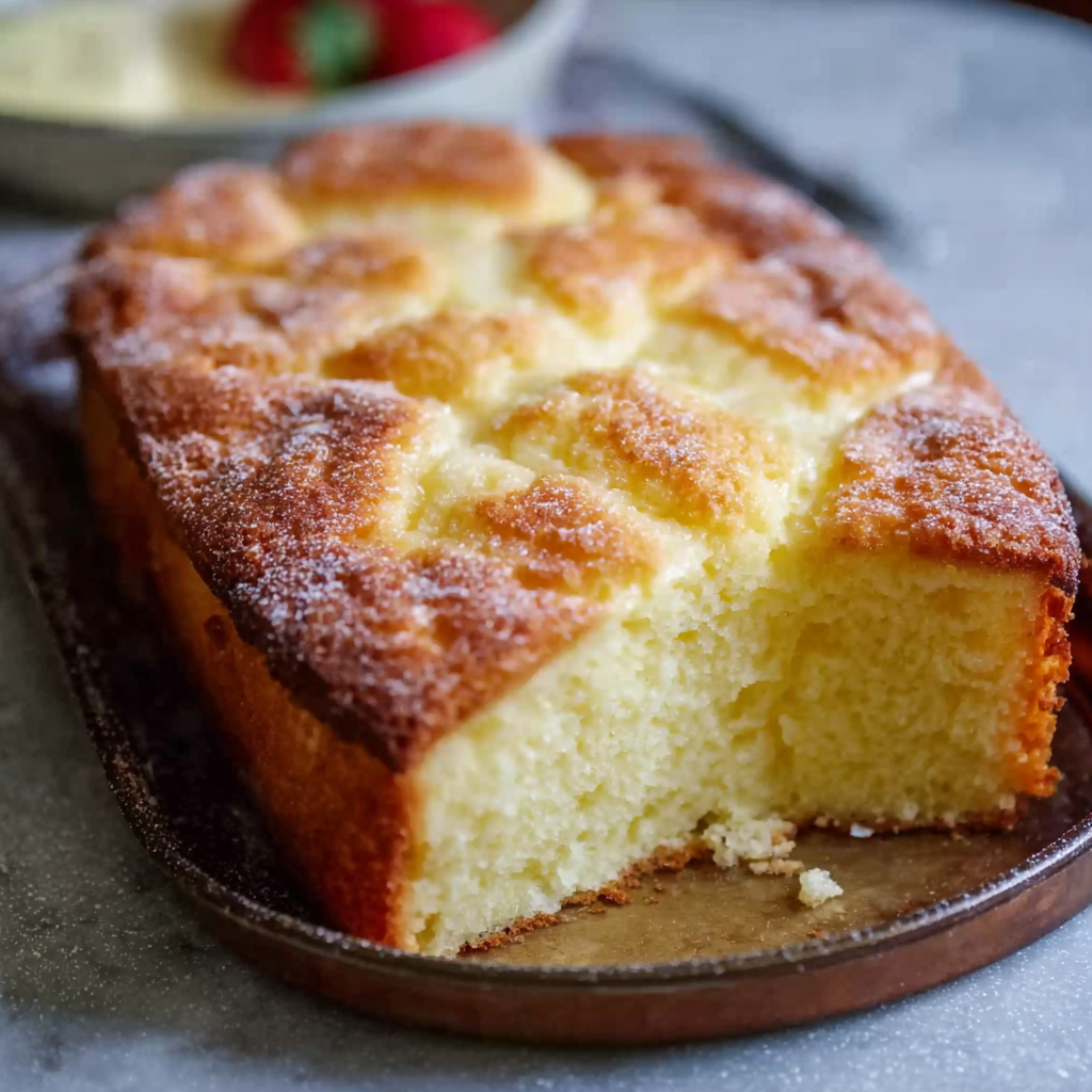 French Butter Cake (Gateau Breton — Salted Butter Shortbread Cake, 75 Min)