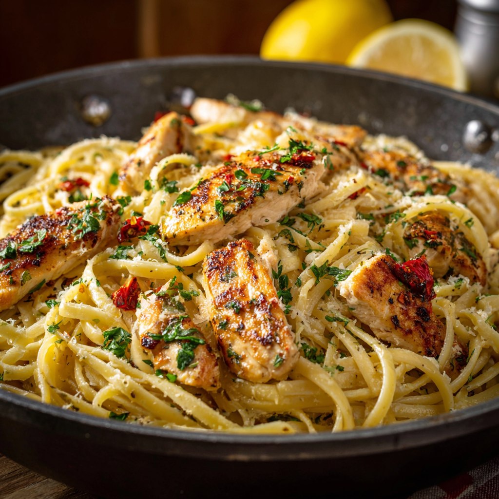 Chicken Linguine Alfredo (Restaurant-Style Creamy Pasta, 30 Min)