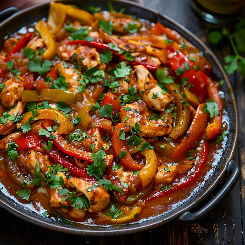 Chicken Fajitas (Sizzling Tex-Mex with Peppers and Onions, 30 Min)