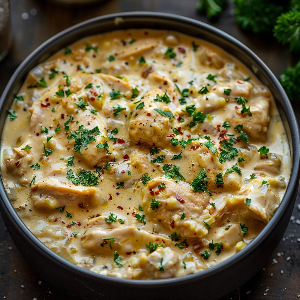Creamy Chicken And Dumplings (Southern Comfort Soup with Biscuit Dumplings, 60 Min)