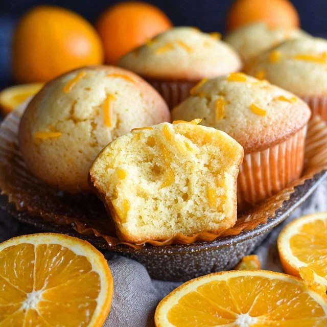 Orange Muffins (Bakery-Style with Fresh Zest and Juice, 35 Min)