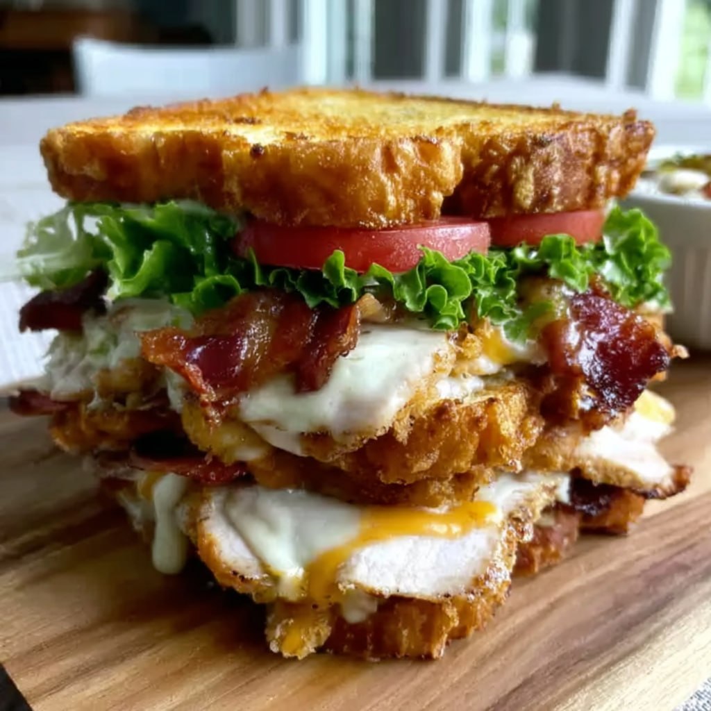 Crispy Ultimate Club Sandwich Recipe (Triple-Decker, Bacon, Turkey, Tomato, Avocado, 25 Min)