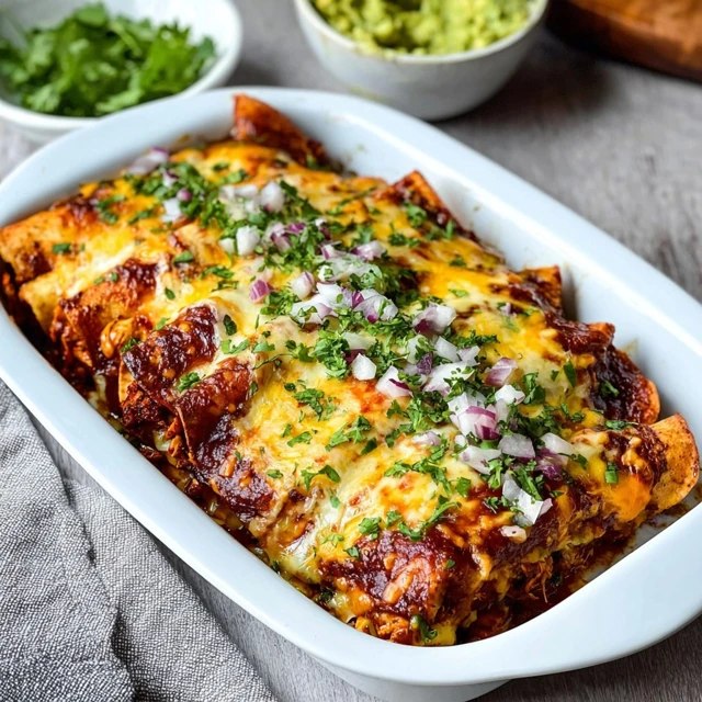 Cheese Enchiladas With Salsa (Tex-Mex Classic, Red Enchilada Sauce, Three Cheeses, 40 Min)