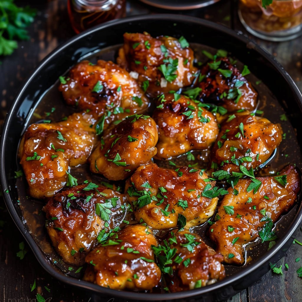 Honey Butter Chicken (Crispy Pan-Fried Chicken in Sweet Sticky Honey Butter Glaze, 30 Min)