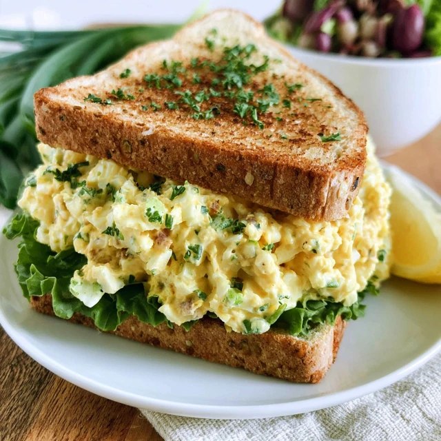Egg Salad Sandwich (Creamy Classic Deli-Style Egg Salad on Soft Bread, 20 Min)